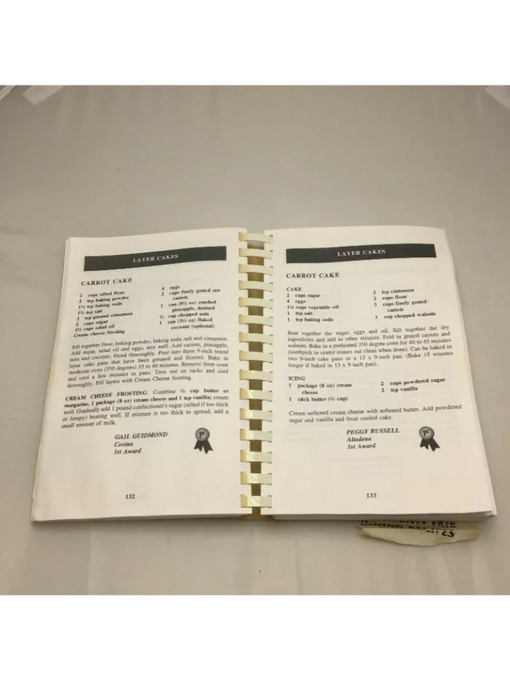 VTG The Big Howdy Los Angeles County Fair 1994 Cookbook Recipes Award Winning